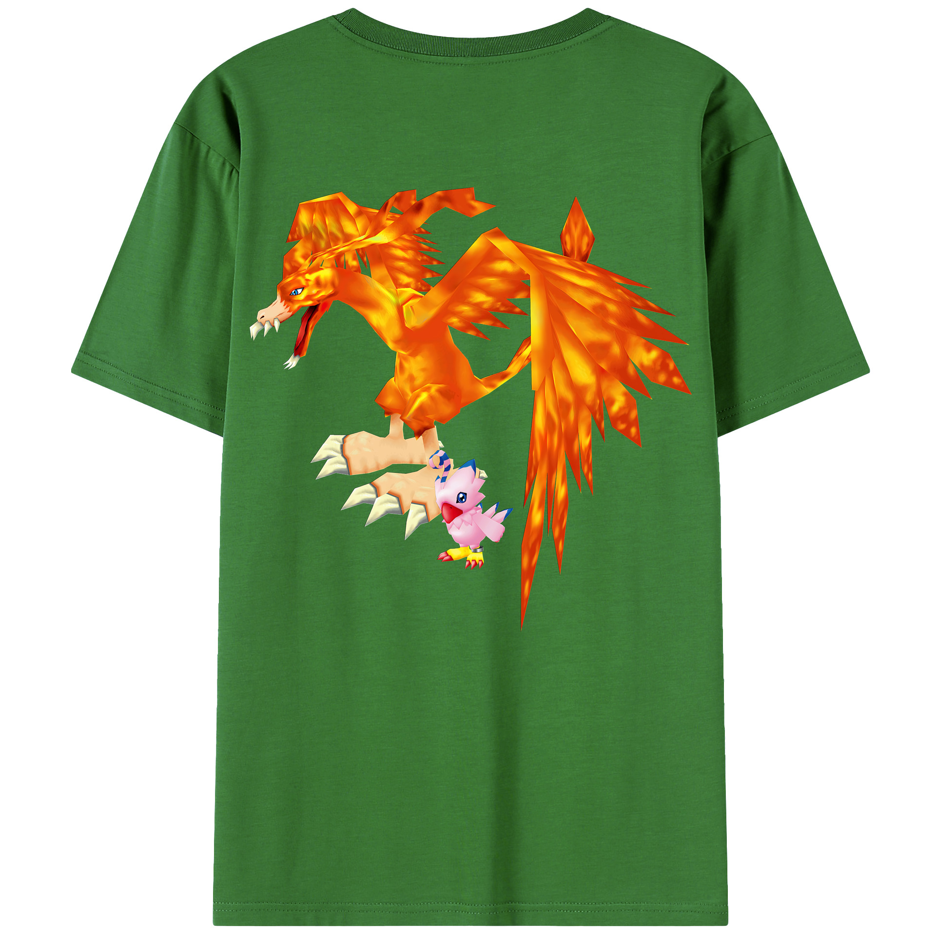 （画像用） Digimon デジタルモンスター/デジモン レディース半袖Tシャツ(バックプリント)
